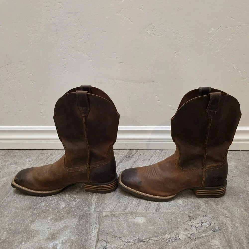 Ariat Rambler Western Leather Boots Men Size 12D
